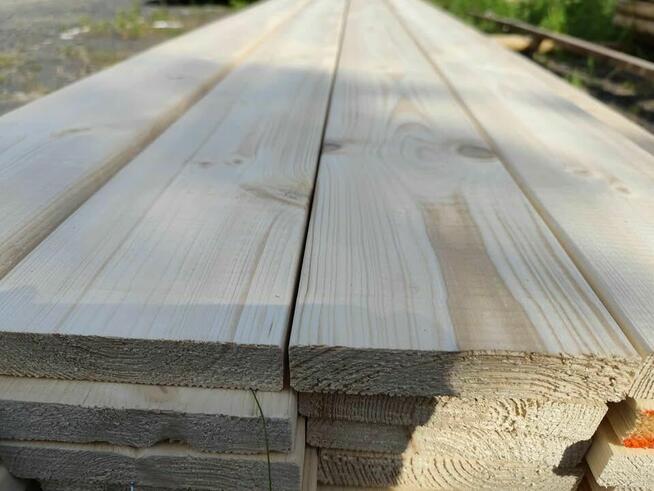 Deska tarasowa świerk wym. 28x145x4m kl AB