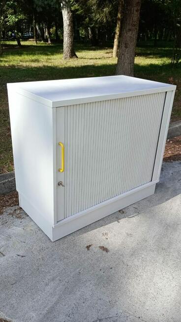 Komoda biurowa drzwi przesuwne 80x72cm komody szafy szafki