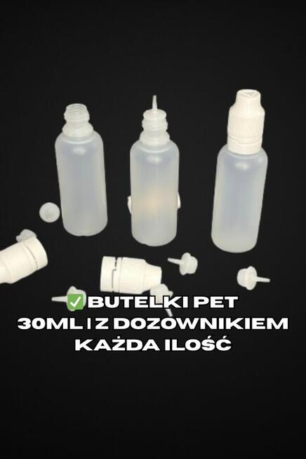 Butelki PET 30ml z zakrętką – do perfum, olejków, kosmetyków