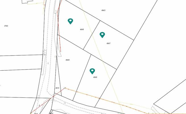 Działka budowlana Podniebyle gm. Jedlicze,