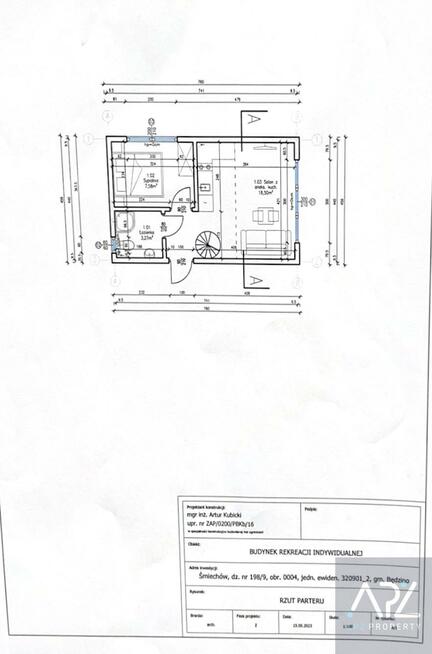 Działka budowlana Śmiechów gm. Będzino