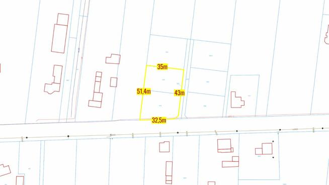 Działka budowlana Woźniki Dyrdy, Asfaltowa