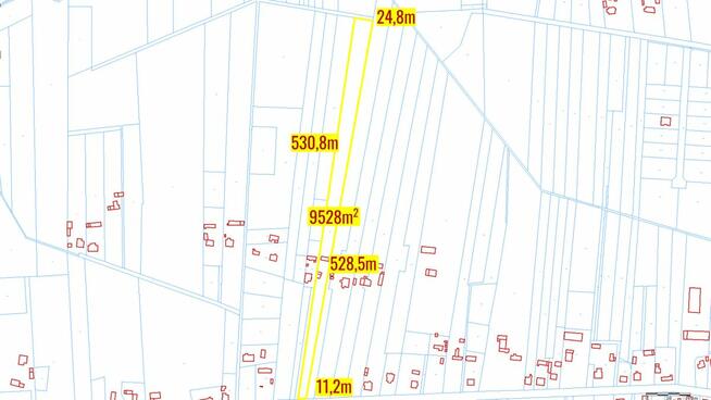Działka siedliskowa Długi Kąt gm. Wręczyca Wielka,