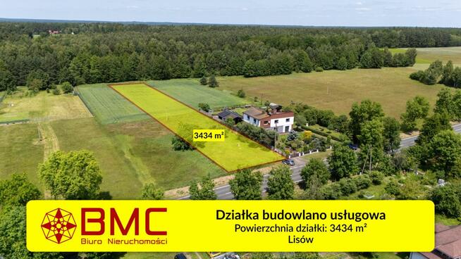 Działka budowlana Lisów gm. Herby,