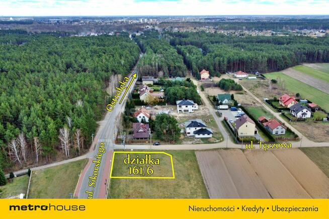 10-arowa działka z mediami w Krukach