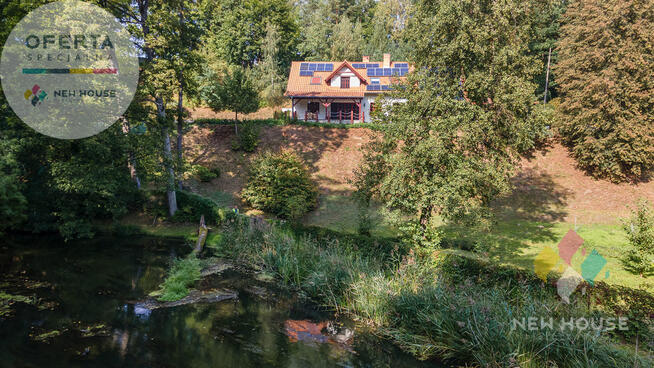 Dom wolnostojący nad rzeką Wadąg