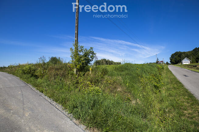Działka 49 ar pod siedlisko, prąd i gaz na miejscu