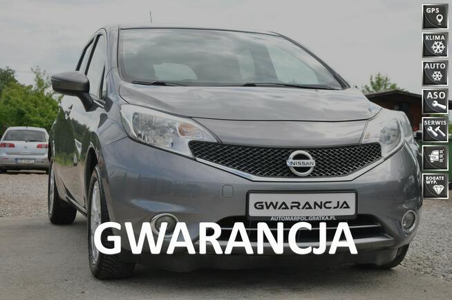 Nissan Note *gwarancja*nawi*bluetooth*alufelgi*klimatronic*jak nowy