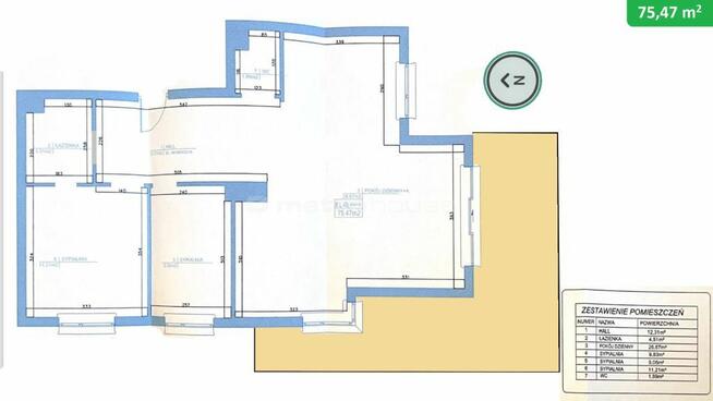 Wysoki standard, duży balkon + 3 miejsca postojowe