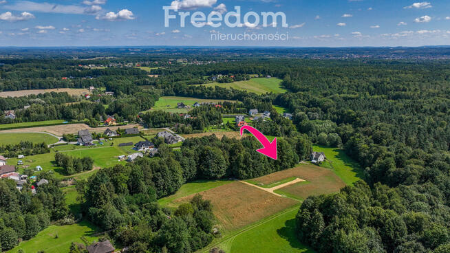 Działki budowlane przy lesie