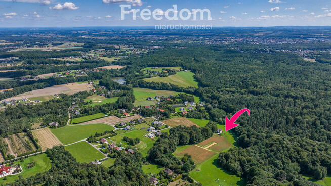 Działki budowlane przy lesie