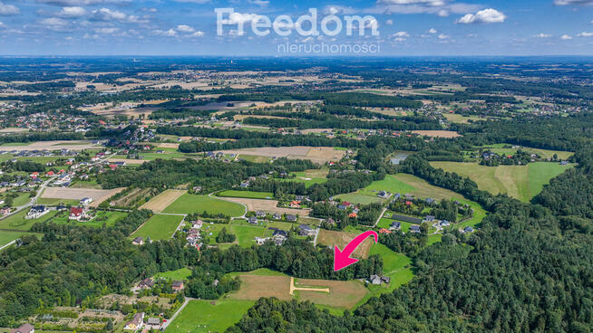 Działki budowlane przy lesie