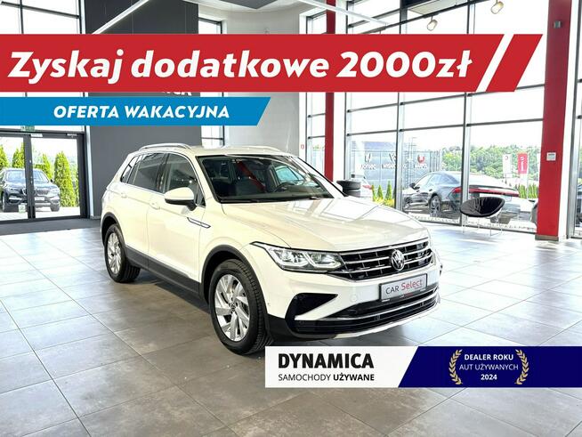 Volkswagen Tiguan Elegance 2.0TDI 200KM DSG 4motion 2022 r., salon PL, I właściciel, VAT