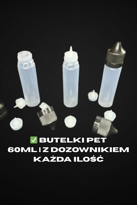 Butelki PET 60ml Gorilla – do perfum, olejków, kosmetyków