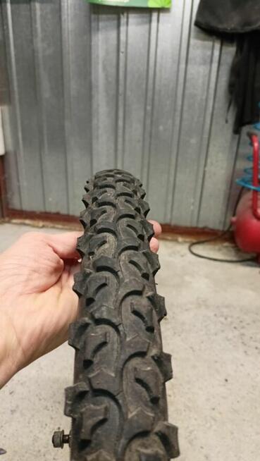 Koło 24 mtb przód z opona i dętką st.dobry+