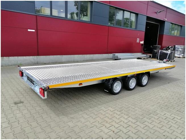 BESTTRAILERS LAWETA PRZYCZEPA 6X2,2 DMC 3500KG 3 OSIE NAJAZD