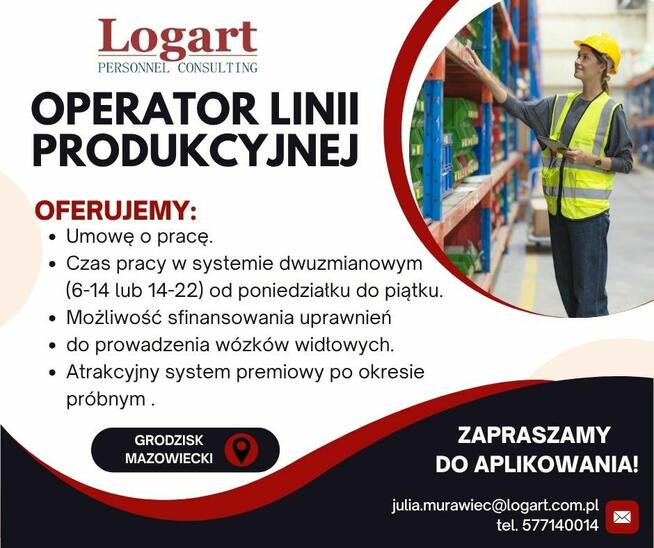 Operator linii produkcyjnej