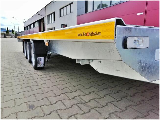 BESTTRAILERS LAWETA PRZYCZEPA 6X2,2 DMC 3500KG 3 OSIE NAJAZD
