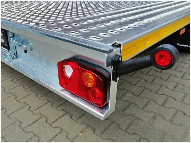 BESTTRAILERS LAWETA PRZYCZEPA 6X2,2 DMC 3500KG 3 OSIE NAJAZD