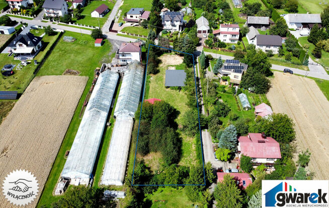 Działka Budowlana z garażem i domkiem letniskowym TRZYCIĄŻ