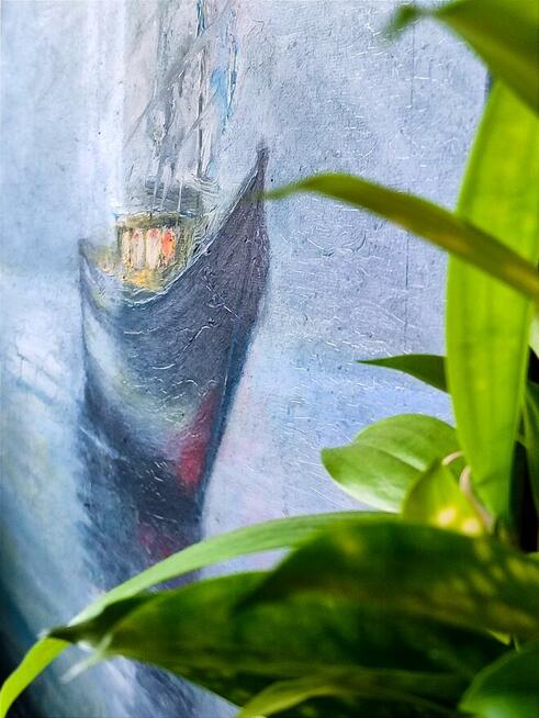 Udany Połów Mega Obraz Olejny zamalowane boki 40/50