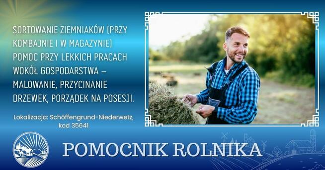 Pomocnik Gospodarza. W Niemczech/ Zapraszam 1.5msc