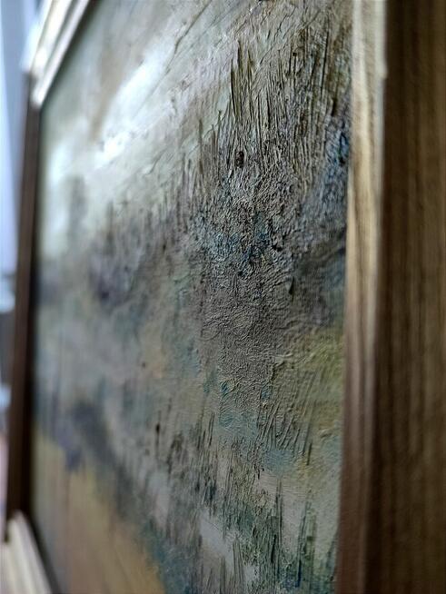 Czaple nad wodą olej na płótnie autorski 30/40