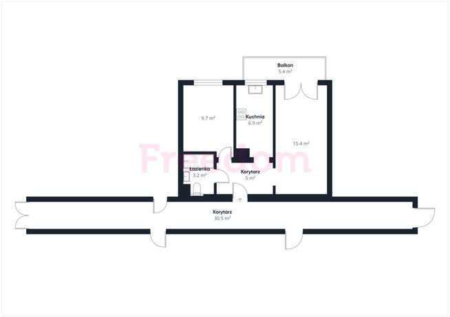 Dywity Hynka 2 pokoje z balkonem