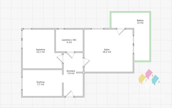 Os. Generałów, 2 pok, balkon, m. postojowe