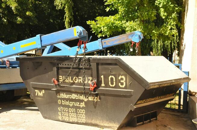 KONTENERY NA GRUZ I ODPADY BUDOWLANE Z OPCJĄ ZAŁADUNKU