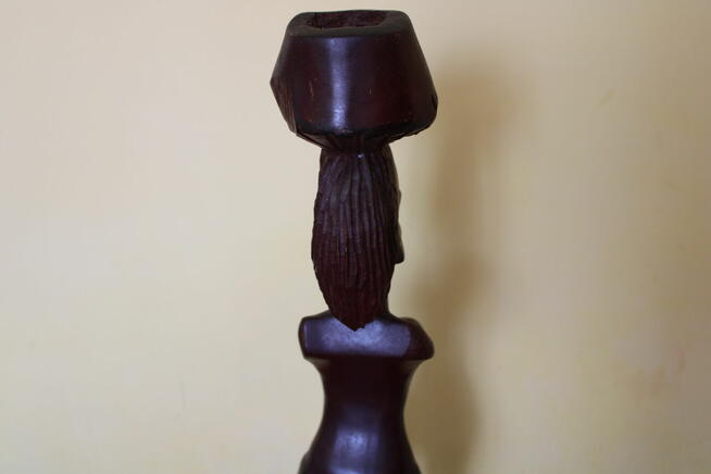 Rzeźba - AFRYKAŃSKA DAMA - DREWNO 74 cm.