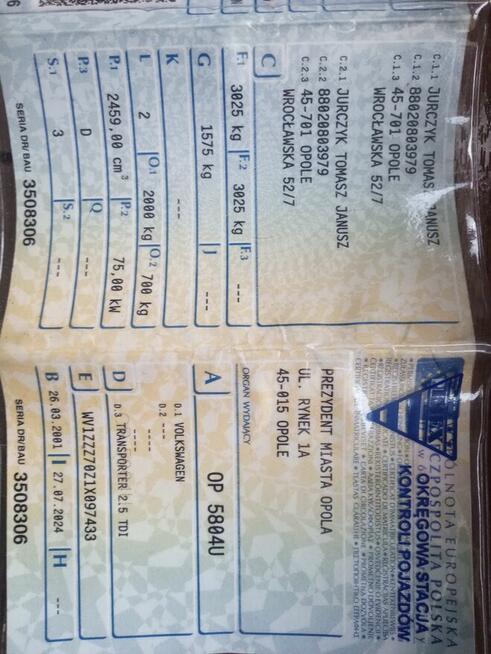 Sprzedam VW transporter