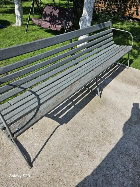 Ławka ogrodowa z PRL-U