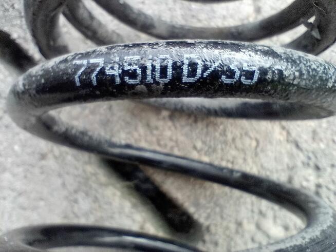 Vectra c GTS sprężyny sportowe tył 269mm