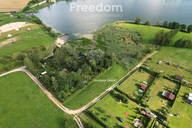 Działka rekreacyjna z dostępem do linii brzegowej