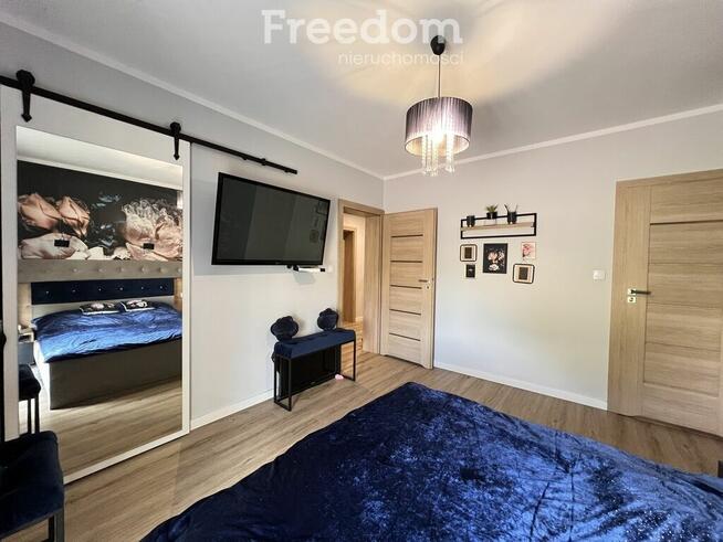 Piękny nowoczesny dom fotwoltaika pompa ciepła