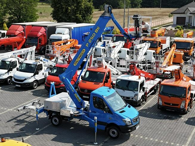 Mercedes Sprinter Podnośnik Koszowy 25m Palfinger P 250 BK Zwyżka Ruthmann Wumag GSR P7