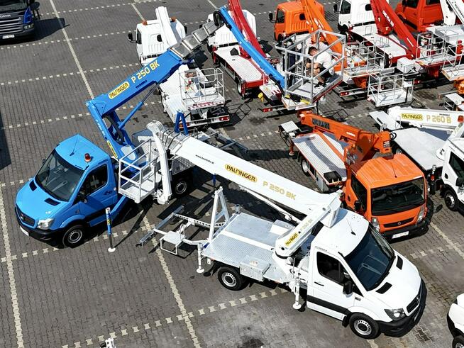 Mercedes Sprinter Podnośnik Koszowy 25m Palfinger P 250 BK Zwyżka Ruthmann Wumag GSR P7