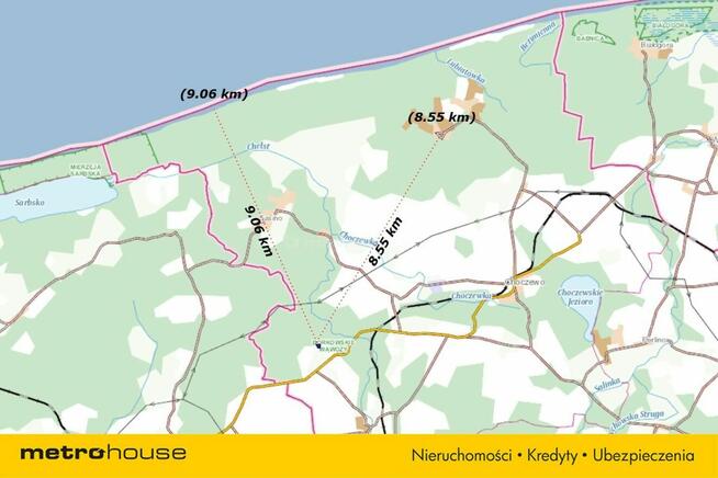Działka budowlana w Borkowie Lęborskim 1.191m2