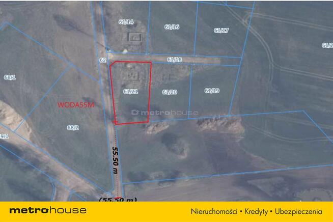 9 działek budowlanych w Borkowie Lęborskim