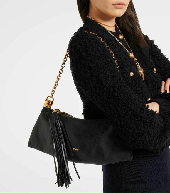 Foulard Mała skórzana torba na ramię