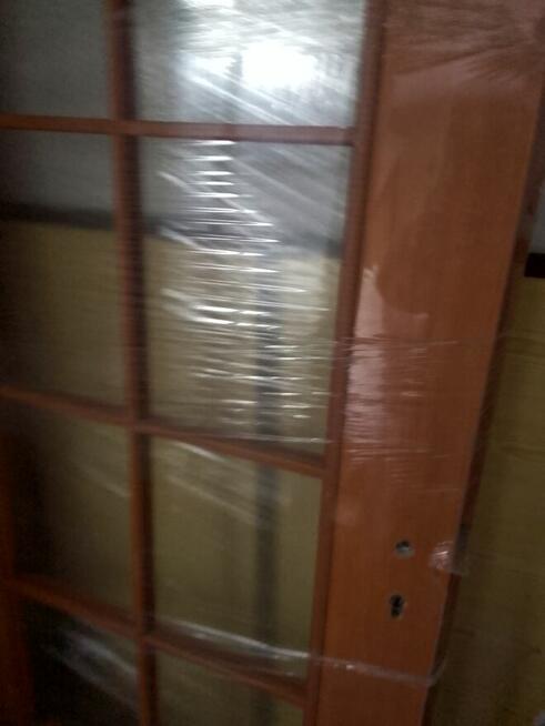 Drzwi wewnętrzne DRE ościeżnice lamele drewniane slicznee