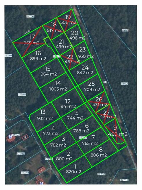 Działka 200m od rzeki Wda- Wdzydzki Park Krajobrazowy