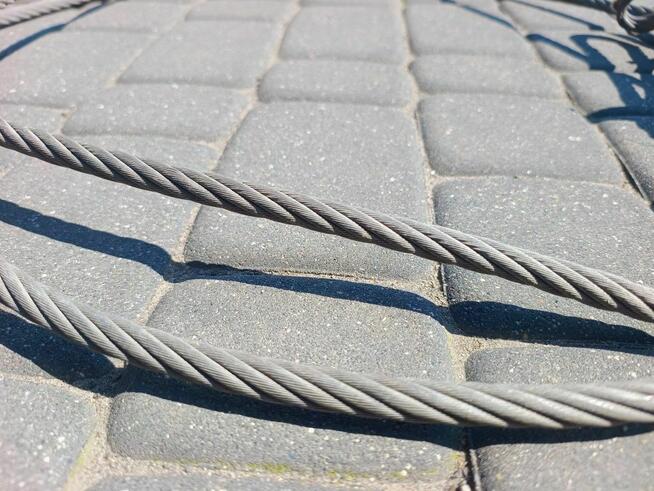 Lina Holownicza Stalowa fi 13mm 5,0m zawiesie linowe, linka