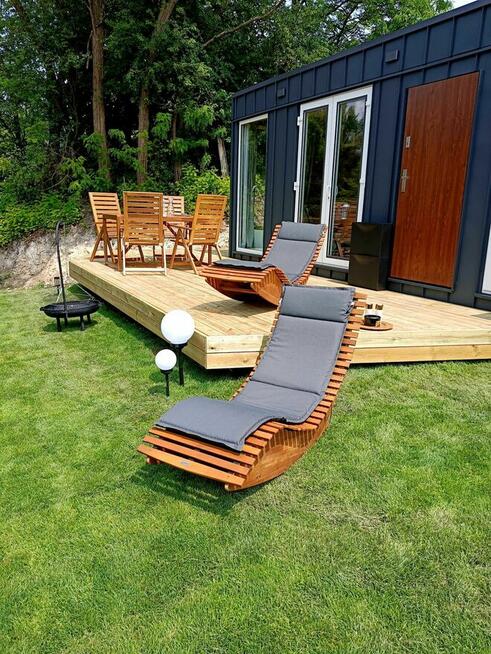 Noclegi nad Wisłą – domki z balią i tarasem – Piotrawin