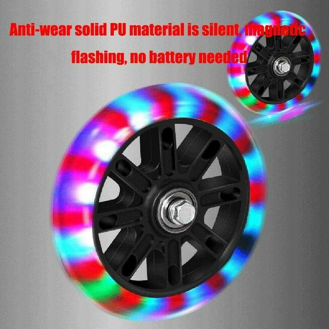Kółka Świecące do Rowerka Rowera dla Dziecka Koła boczne