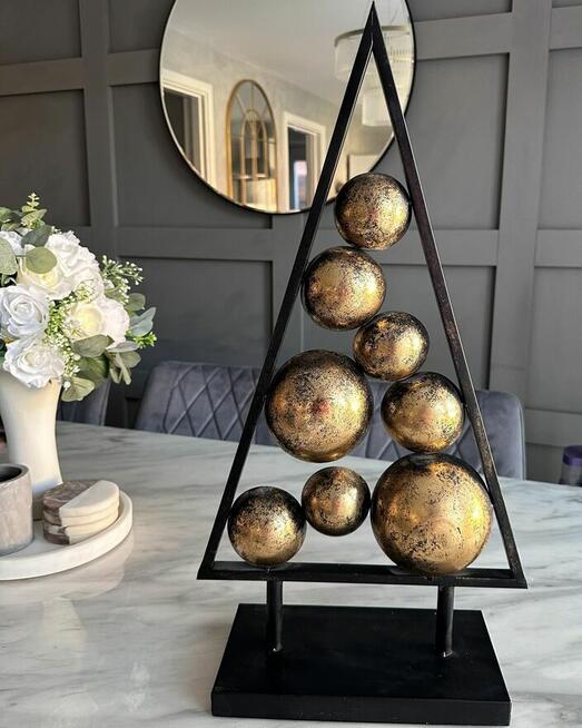 Dekoracja świąteczna Choinka 65 cm Złoty