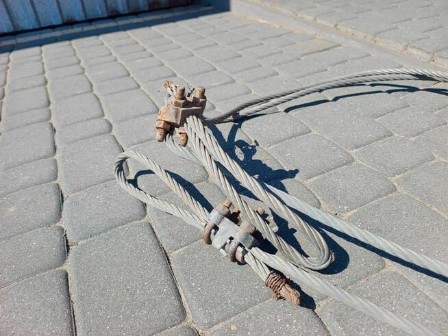 Lina Holownicza Stalowa fi 13mm 5,0m zawiesie linowe, linka