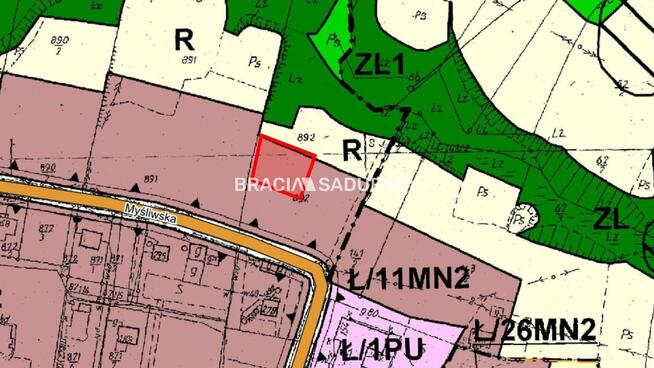 Działka budowlana Siepraw