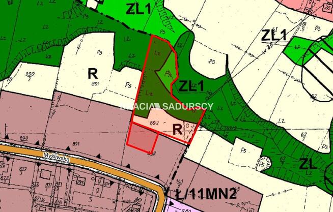 Działka rolna Siepraw